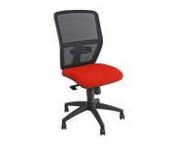 En_sedia girevole rosso unisit kemper opedl