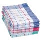 Torchon à vaisselle motif à carreaux - Lot de 12
