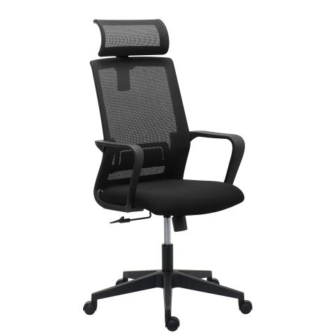 Silla de oficina Spritz con cabecera y reposabrazos