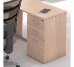 Cassettiera altezza scrivania in legno Excellens