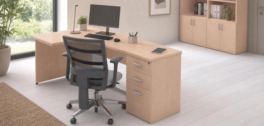 Caisson hauteur de bureau bois Bruneau Excellens