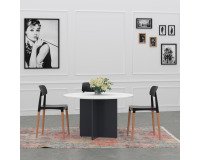 Tavolo rotondo ø 100 cm con gambe a croce Excellens