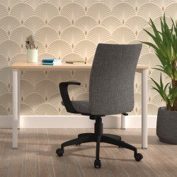 Scrivania Squadra 120 x 80 cm rovere