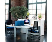 Scrivania Squadra 160 x 80 cm bianca