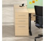 Caisson hauteur de bureau bois Altys