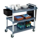 Chariot de service et de transport READY, 3 plateaux