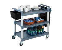 Chariot de service et de transport READY, 3 plateaux