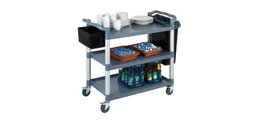 Chariot de service et de transport READY, 3 plateaux