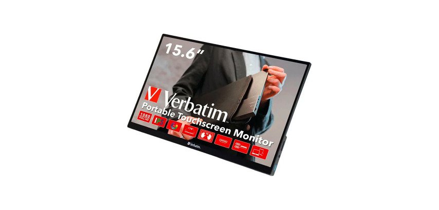 Portable 15.6" Full HD LCD touchscreen monitor Verbatim 49592