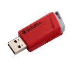 Pack de 3 clés USB 3.0 Verbatim Store 'n' Click rétractables rouge / bleu / jaune 16 Go