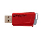 Pack de 3 clés USB 3.0 Verbatim Store 'n' Click rétractables rouge / bleu / jaune 16 Go