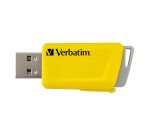 Pack de 3 clés USB 3.0 Verbatim Store 'n' Click rétractables rouge / bleu / jaune 16 Go