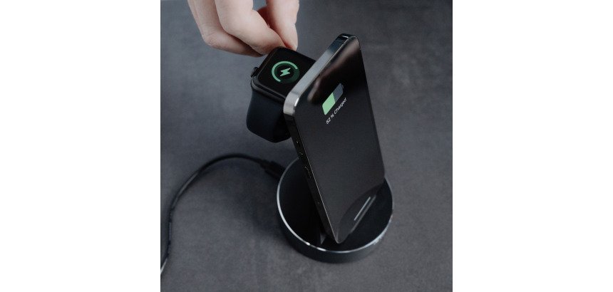 Chargeur induction 2 en 1 WCS 01 Verbatim