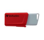 Pack de 2 clés USB 3.0 Verbatim Store 'n' Click rétractables rouge / bleu 32 Go