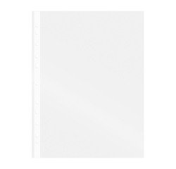 Fundas multitaladro polipropileno liso reciclado 70 micras 11 taladros A4 - Caja de 100