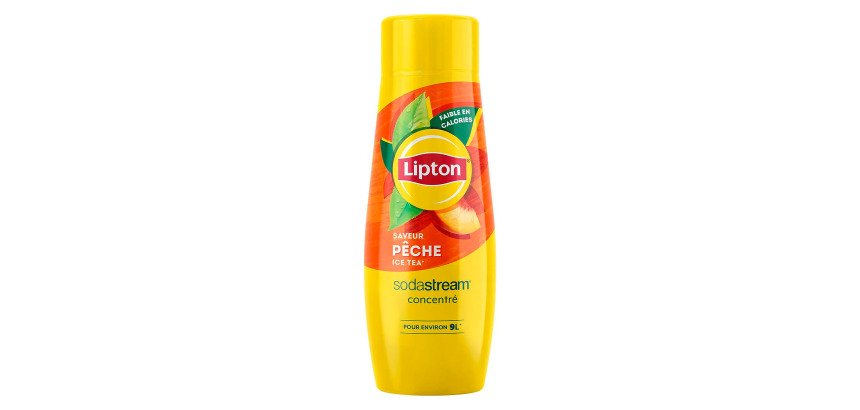 Sirop et concentré Sodastream Concentré Lipton Ice Tea saveur Pêche 440ml Soda