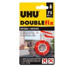 Ruban adhésif Uhu double face-face transparent intérieur et extérieur - Longueur 1,5 m