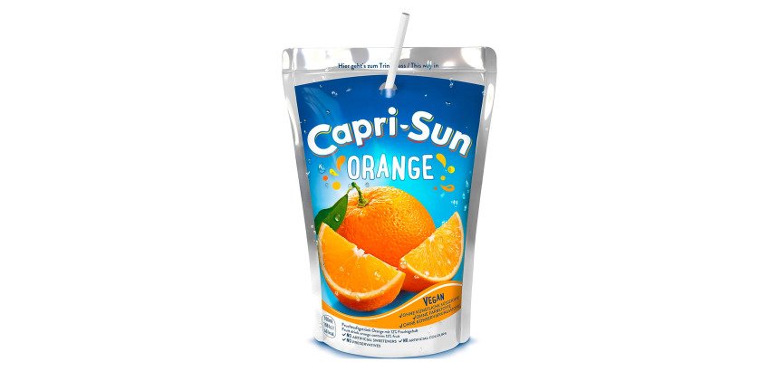 Boisson à base de jus de fruits ORANGE, 10 x 0,2 l