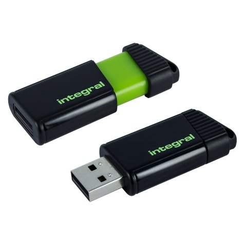 Clé USB 2.0 Intégral Pulse INFD128GBPULSEGR 128Go