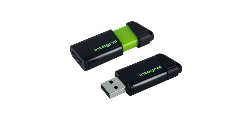 Clé USB 2.0 Intégral Pulse INFD128GBPULSEGR 128Go