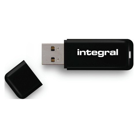 Memoria flash USB 3.0 Integral Drive NEON BLACK HASTA R-120 W-30 MBS 128 GB Tipo A 3.2 Gen 1 (3.1 Gen 1) Negro