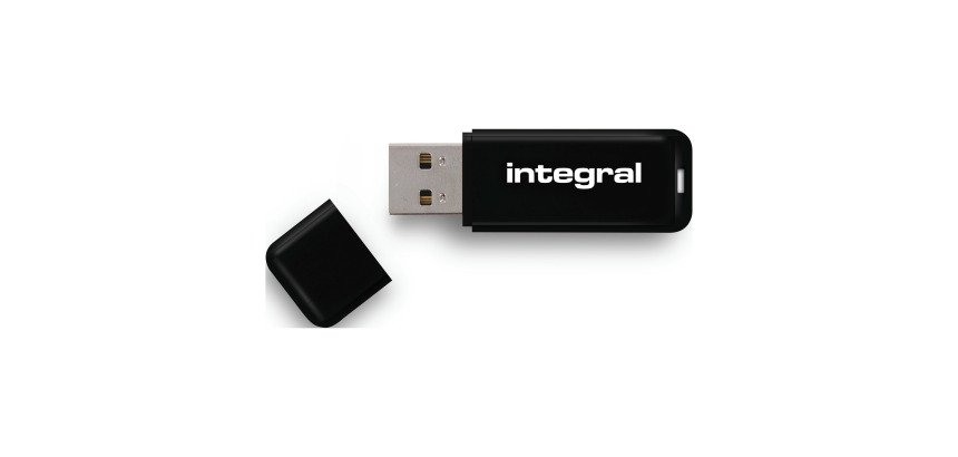 Cle USB Integral 128GB USB3.0 DRIVE NEON BLACK UP TO R-120 W-30 MBS