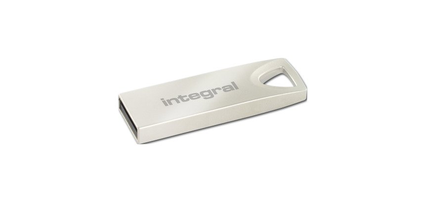 Clé USB 2.0 Intégral INFD16GBARC arc métal 16Go