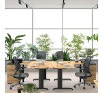 Caisson hauteur de bureau 3 tiroirs profondeur 61 cm - Jazz