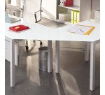 Angle de liaison blanc L 80 x P 80 cm - Next