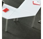 Angle de liaison blanc L 80 x P 80 cm - Next