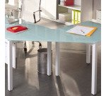 Angle de liaison aigue-marine L 80 x P 80 cm - Next