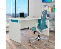 Gb_bureau 140cm intuitiv blanc blue