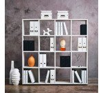 Bibliothèque bois 16 cases Intuitiv'