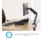 Braccio monitor singolo Fellowes Eppa Altezza regolabile 39 pollici nero
