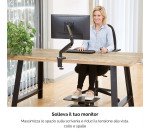Braccio monitor singolo Fellowes Eppa Altezza regolabile 39 pollici nero