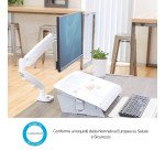 Fellowes Eppa Monitor Arm 9683201 Height Adjustable 39 " White