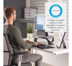 Supporto per il monitor Fellowes Smart nero, grigio 469 x 317 x 130 mm