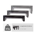 Supporto Monitor Fellowes Designer Suites nero 406 x 238 x 111 mm