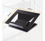 Supporto notebook Fellowes Designer Suites nero 330 x 305 x 101 mm