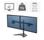 Fellowes braccio monitor doppio con piedistallo Professional Series Altezza regolabile 32 pollici nero