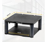Supporto Monitor Fellowes Premium grafite 336 x 342 x 16,82 mm