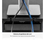 Supporto per il monitor Fellowes Plus grigio 346 x 336 x 16,19 mm
