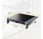 Fellowes Office Suites Monitor Riser 504 x 357 x 10.64 mm Black, Silver