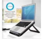 Supporto per laptop Fellowes I-Spire Quick Lift nero, grigio 320 x 286 x 42 mm