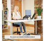 Supporto per laptop Fellowes I-Spire Quick Lift nero, grigio 320 x 286 x 42 mm