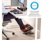 Poggiapiedi Fellowes 8067001 nero 450 x 336 x 100 mm