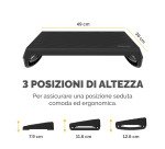 Breyta™ Poggiapiedi - Nero - Fellowes