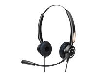 Auriculares con cable Urban Factory biaurales USB -A negro