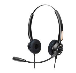 Urban Factory USB HEADSET WITH REMOTE CONTROL- Headset with USB Type-A black wired headband