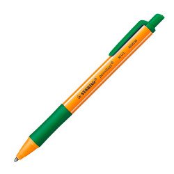 Stylo à bille rétractable pointball, vert